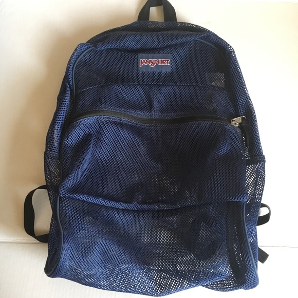 mesh jansport backpack